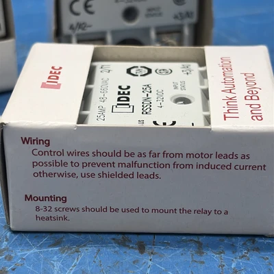New | in-Stock IDEC INDUSTRIAL SPARE Relays & Switches Indiana US | J&J Industrial Supply #1300180