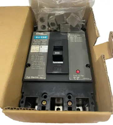 NEW FUJI ELECTRIC BU-ESB3060 CIRCUIT BREAKER 60AMP 600V 3POLE BUESB3060