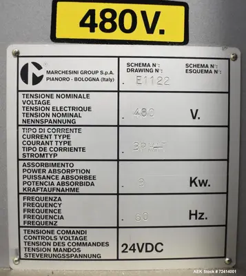 Used MARCHESINI BA100 Cartoners Horizontal Load - Automatic Load Illinois US | Aaron Equipment #87017
