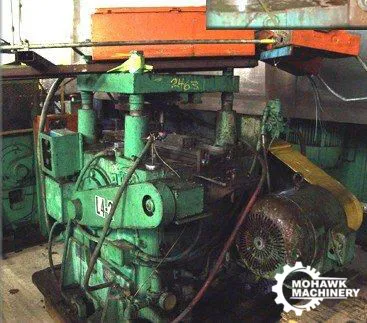 40 TON YODER “P40” CUTOFF - MINSTER AIR CLUTCH - ADJUSTABLE BASE - 4” STROKE - 19” X 15” BETWEEN POSTS - 7.5 HP MOTOR