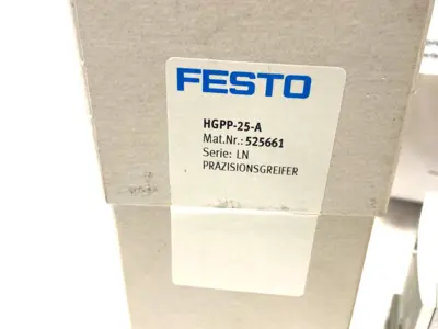 USED FESTO PARALLEL GRIPPER SIZE 25, 10MM STROKE PER JAW
