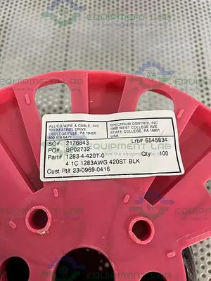 USED INFINITIFLEX 4 AWG BC5W2 STYLE 1337/1232/1283, 600V POWER SUPPLY SYSTEM CABLE 100 FT