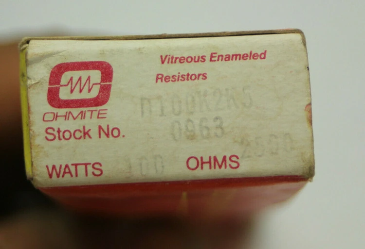 New | in-Stock Ohmite D100K2K5 Resistors California US | Davliegogo LLC #1708276