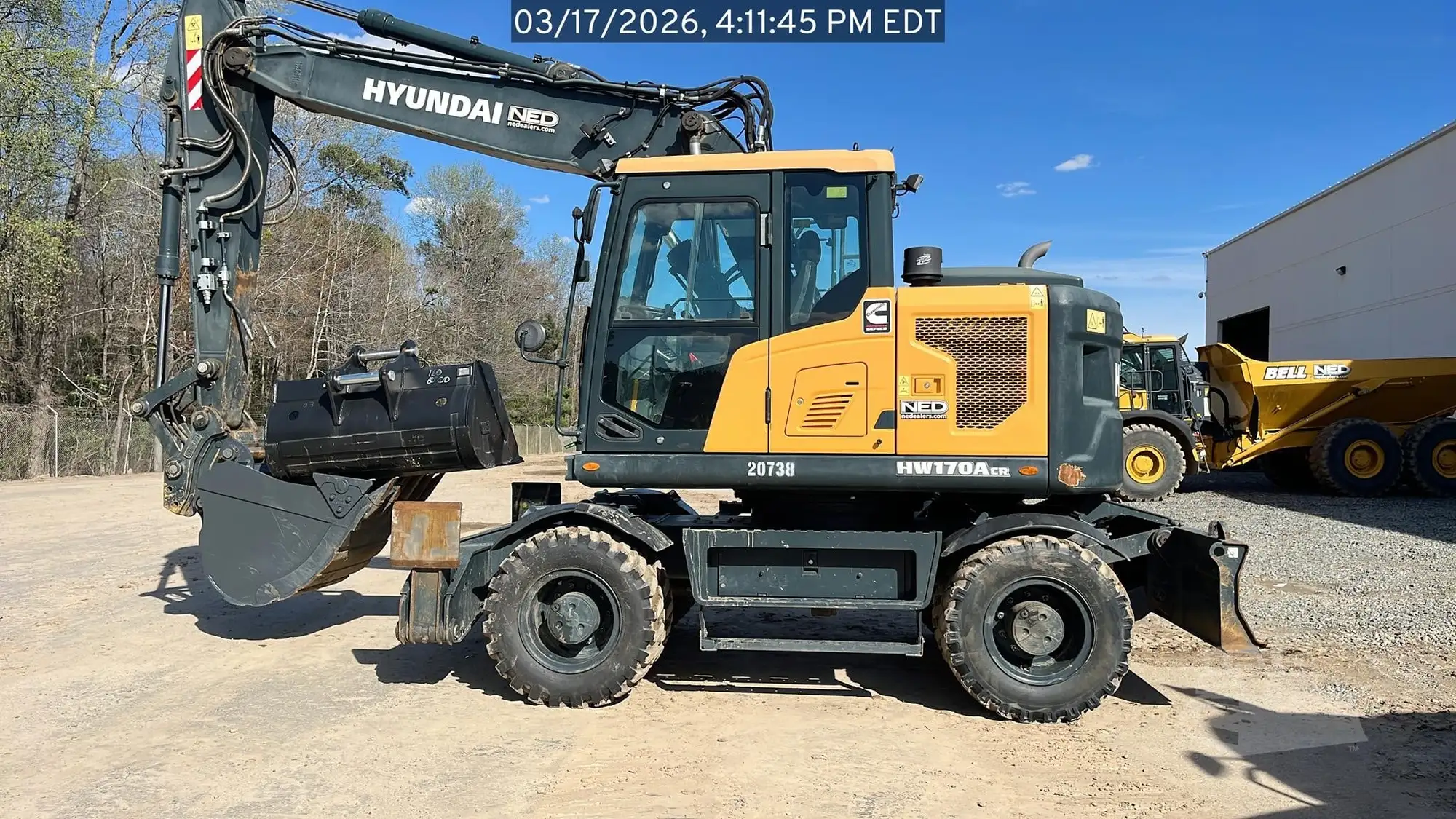 Used 2022 HYUNDAI HW170A CR Wheel Excavators North Carolina US | National Equipment Dealers #1422403
