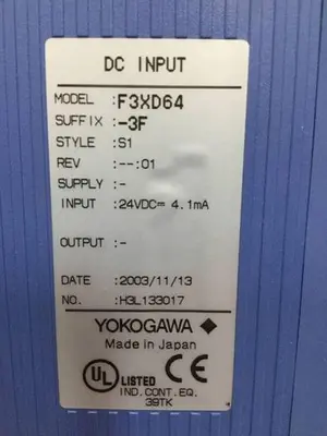 USED YOKOGAWA F3XD64-3F