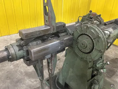 3,000 LBS X 12" LITTELL MODEL #20-12 DOUBLE END PULL OFF UNCOILER COIL REEL: STOCK #23705