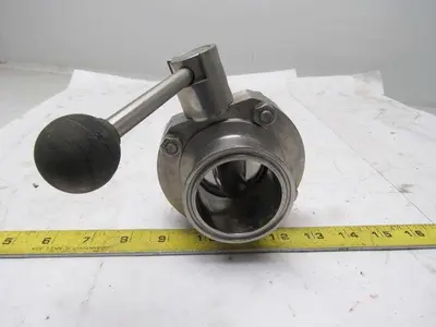 Alf Laval LKB-F 2-1/2" Butterfly Valve Manual Operation Locking Handle