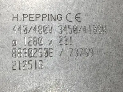 New | in-Stock H PEPPING 88302608 HP Heater Bands Michigan US | Ideal Machinery #1261418