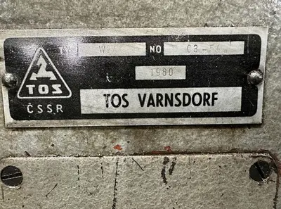 3.5"  x 40 TAPER TOS MODEL #W9 ROTARY TABLE HORIZONTAL BORING MILL WITH FACING HEAD : YOBRO 25160