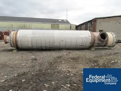 USED Manning and Lewis 5,914 Sq Ft Manning & Lewis Heat Exchanger, 304ELC S/S, 75/75#