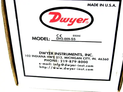 NEW DWYER DH3-009-SS DIGITAL PRESSURE SWITCH DH3009SS