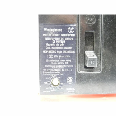 Westinghouse 3 Pole 30Amp Breaker