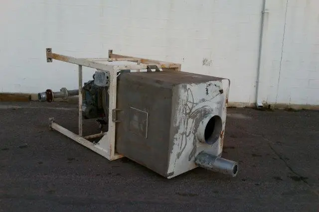 33" X 36" X 36" Rectangular Steel Hopper