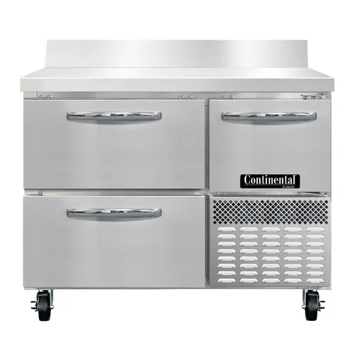 Continental FA43NBS-D 43" W Worktop Freezer W/ (2) Sections, (1) Door, (2) Drawers, 115v