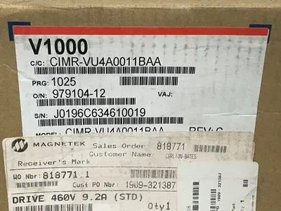 USED YASKAWA CIMRVU4A0011BAA