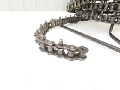Peer 50R X100FT SP D-1 E2PIN Roller Chain #50 Riveted 20' Reel D-1 Attachment