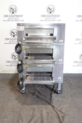 2023 MIDDLEBY MARSHALL CTX ELECTRIC TRIPLE STACK PIZZA CONVEYOR OVEN MODEL DZ33T