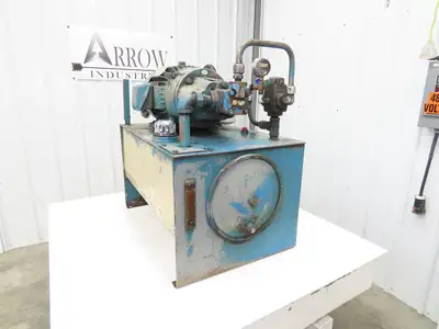 Eaton Vickers V101P5P1C20 Hydraulic Power Unit 5 GPM 5Hp 2500 PSI 230/460V 3Ph