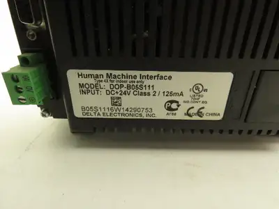 Delta Electronics DOP-B05S111 HMI Digital Control Panel 24VDC