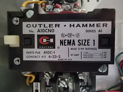 MCC Unit 10 hp, Nema 1