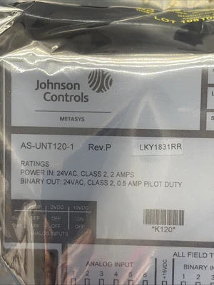 NEW Johnson Controls AS-UNT120-1