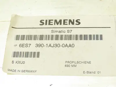 Siemens Block I/O Input PLC Input Output Module Assembly & Rail