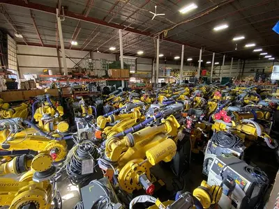 Used FANUC, VERY LARGE  QUANTITY VARIOUS MODELS & CAPACITES AVAILABLE Robots | Harbor Machinery Inc. #1283331