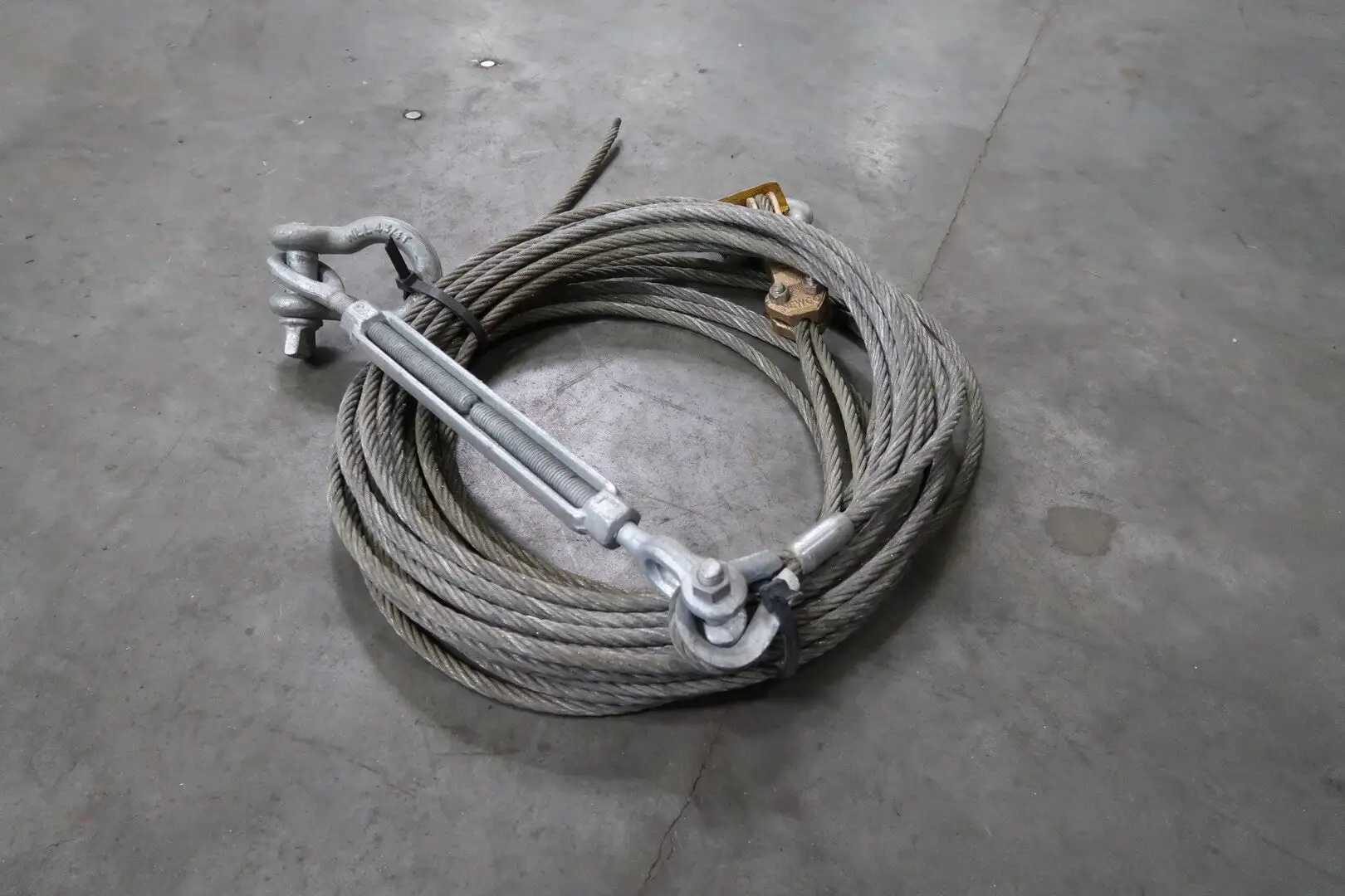 Temporary Horizontal Lifeline System Cable Assembly