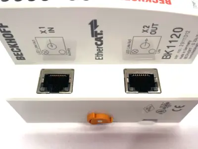 Used Beckhoff EtherCAT Bus Coupler For Standard Bus Terminals PLC Processors Michigan US | Maverick Industrial Sales #1389837