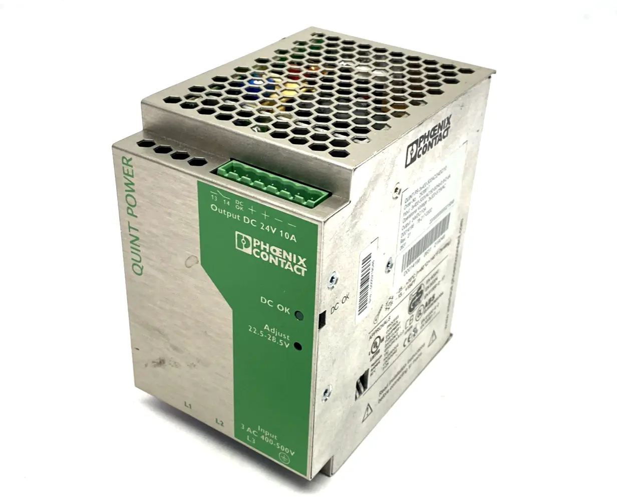 Phoenix Contact QUINT-PS-3X400-500AC/24DC/10 Power Supply 3PH 24VDC 10A 2938617