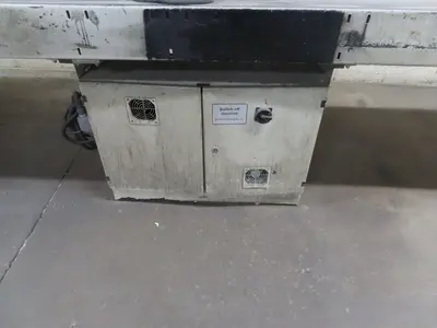 4" HIGH X 12" WIDE DIMTER OPTICUT MODEL #S50 CROSS-CUT AUTOMATIC WOOD SAW, NEW 2003: STOCK #22921