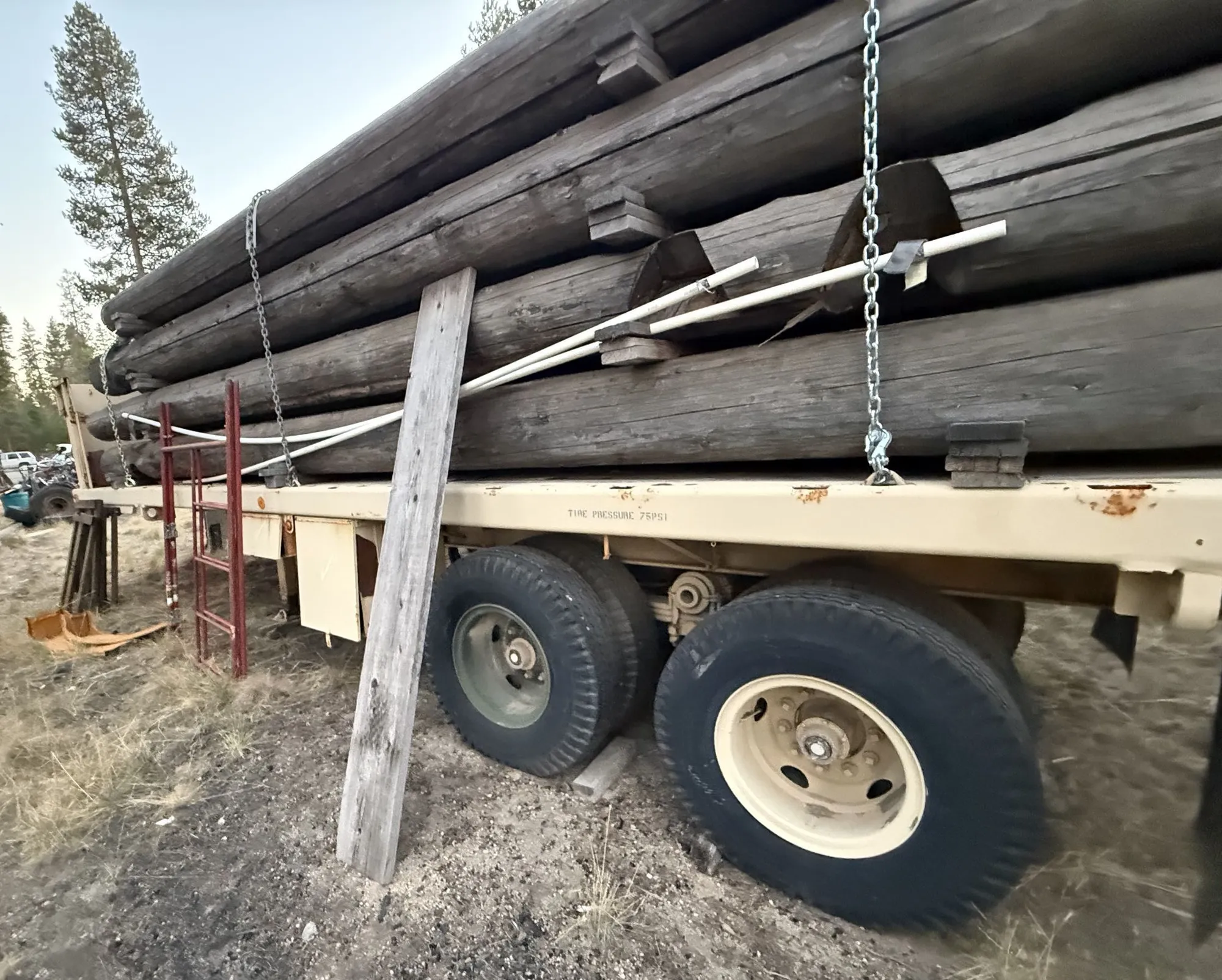 Used ARMY Flatbed Semi Trailer Flatbed Trailers Oregon US | Heavy Wall Consulting #1659345