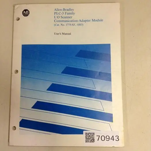 Used ALLEN BRADLEY 1775-6.5.5 Manuals Michigan US | Ideal Machinery #567290