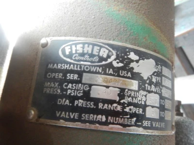 Fisher 16" 150 ANSI, Carbon Steel Butterfly Valve