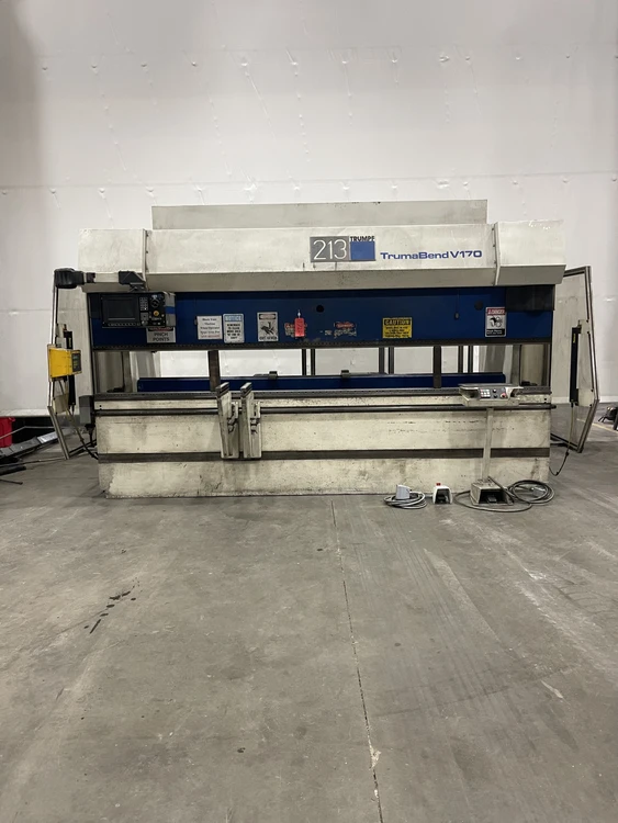 Used TRUMPF V170 Press Brakes Michigan US | Vander Ziel Machinery Sales #482490