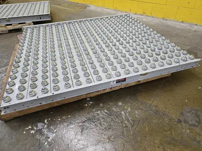 Used HYTROL ROLLER BALL TRANSFER  CONVEYOR Roller Conveyors Wisconsin US | Packer City Sales #1298025