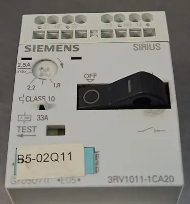 USED Siemens Siemens 3RV1011-1CA20