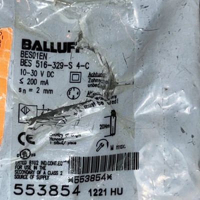 NEW Balluff BES 516-329-S 4-C