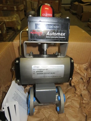 Flowserve 1/2"-150 Ball Valve with Pneumatic Actuator, Unused Condition