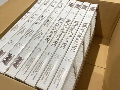 170-102-319 | AAF Flanders  Perfect Pleat HC Filters 12" x 24" x 2" LOT OF 8 - Open box