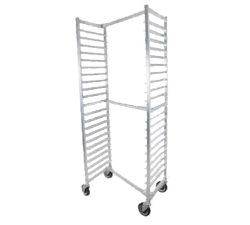 John Boos ABPR-1820-ZNS 20 1/2"W 20 Sheet Pan Rack w/ 3" Bottom Load Slides