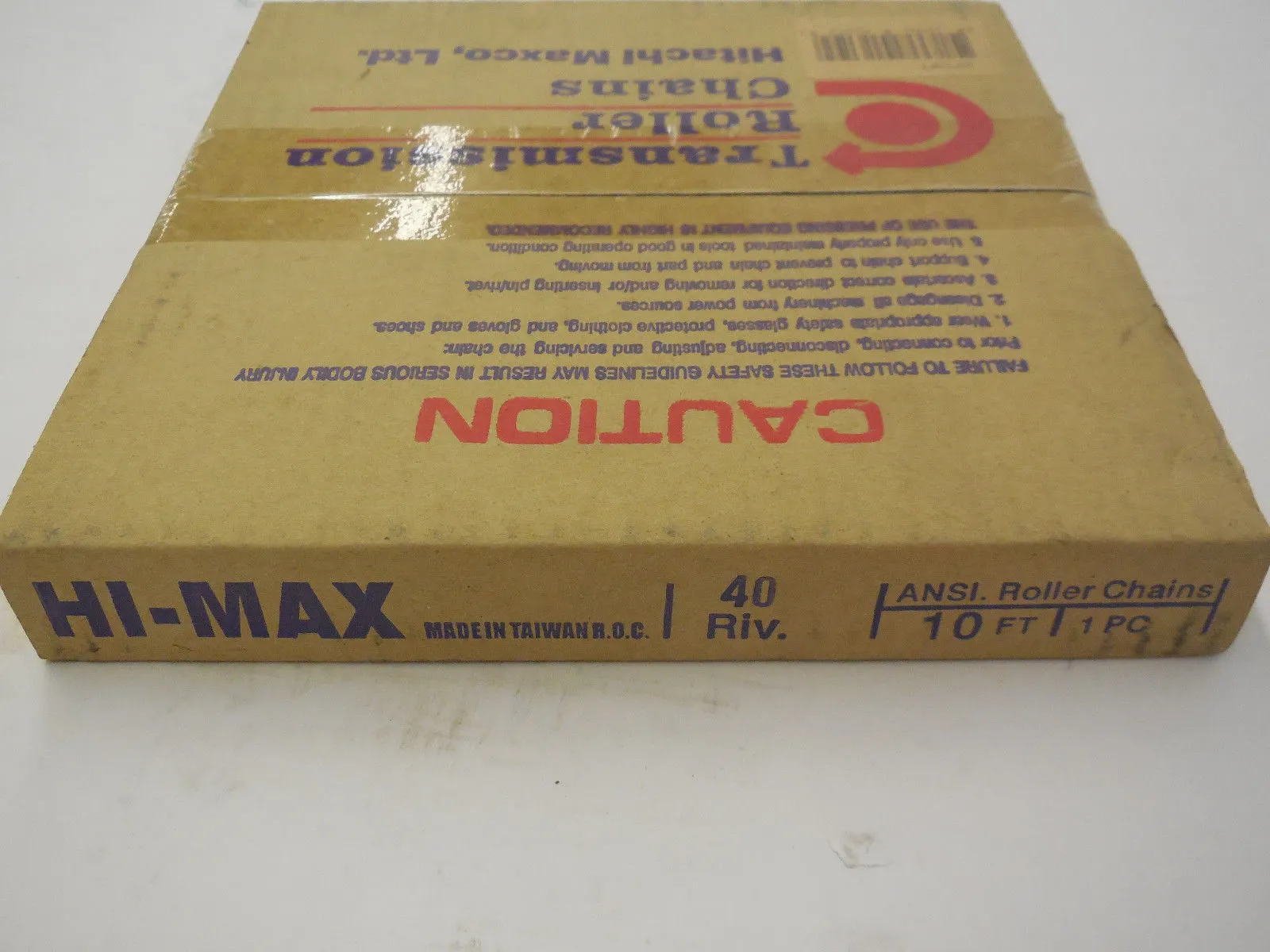 NEW TRANSMISSION ROLLER CHAINS HI-MAX 40 RIV. 10'
