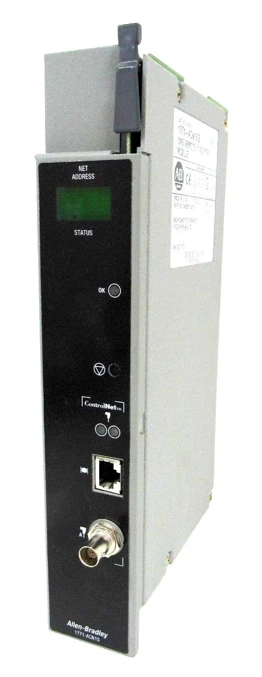 USED ALLEN BRADLEY 1771-ACN15/B CNET REMOTE I/O ADAPTER 1771ACN15 SER B