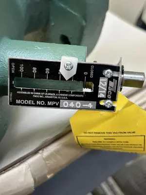 Used TACO MPV040-4 Valves/Fittings Ohio US | Surplus Asset Holdings #1365904