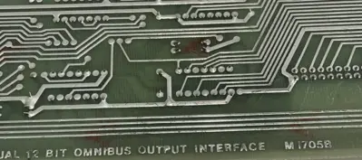 USED FLIP CHIP M1705 OUTPUT INTERFACE 12 BIT OMNIBUS M1705B