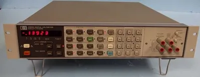 QTY. 1. HEWLETT PACKARD DIGITAL VOLTMETER MODEL: 3...
