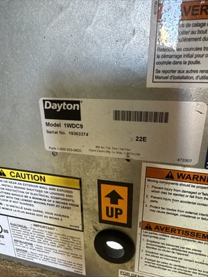 NEW Dayton 1WDC9