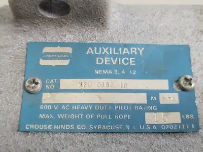 USED CROUSE-HINDS AFU 0333 10