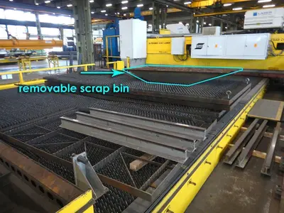 USED ZM 24 DOWNDRAFT TABLES FOR LASER/PLASMA/OXY MACHINES