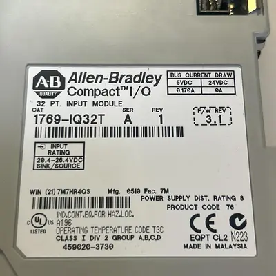 Used ALLEN-BRADLEY 1769-IQ32T Industrial Controls Ohio US | Surplus Asset Holdings #1262418